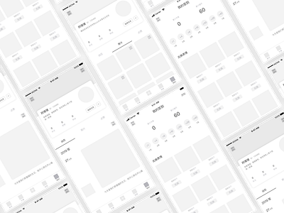 Wireframe app design mobile ui ux