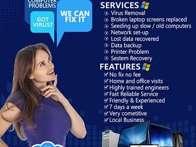 Service Feature branding business design graphics logo