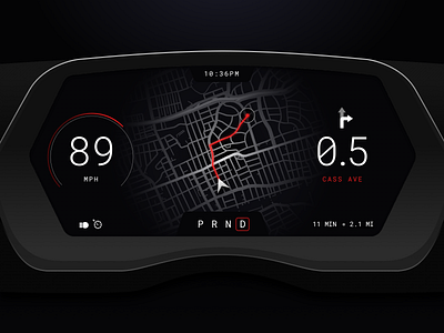 Instrument Cluster Study | 02 automotive hmi