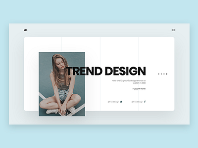 Trend Design app banner header infinity tool title ui ux web web design website banner