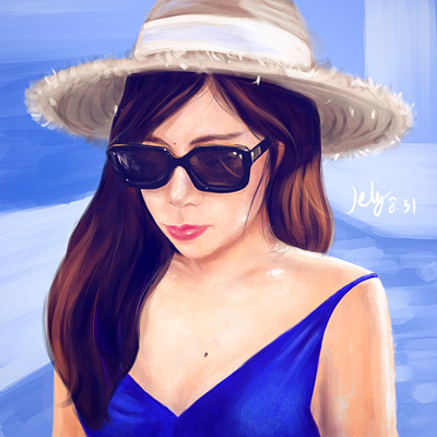 一个朋友的头像 画画