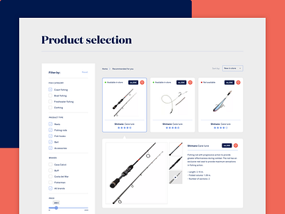 Casa Calicó — ecommerce 🎣 design ecommerce ecommerce shop fisherman fishing ui ux website website design