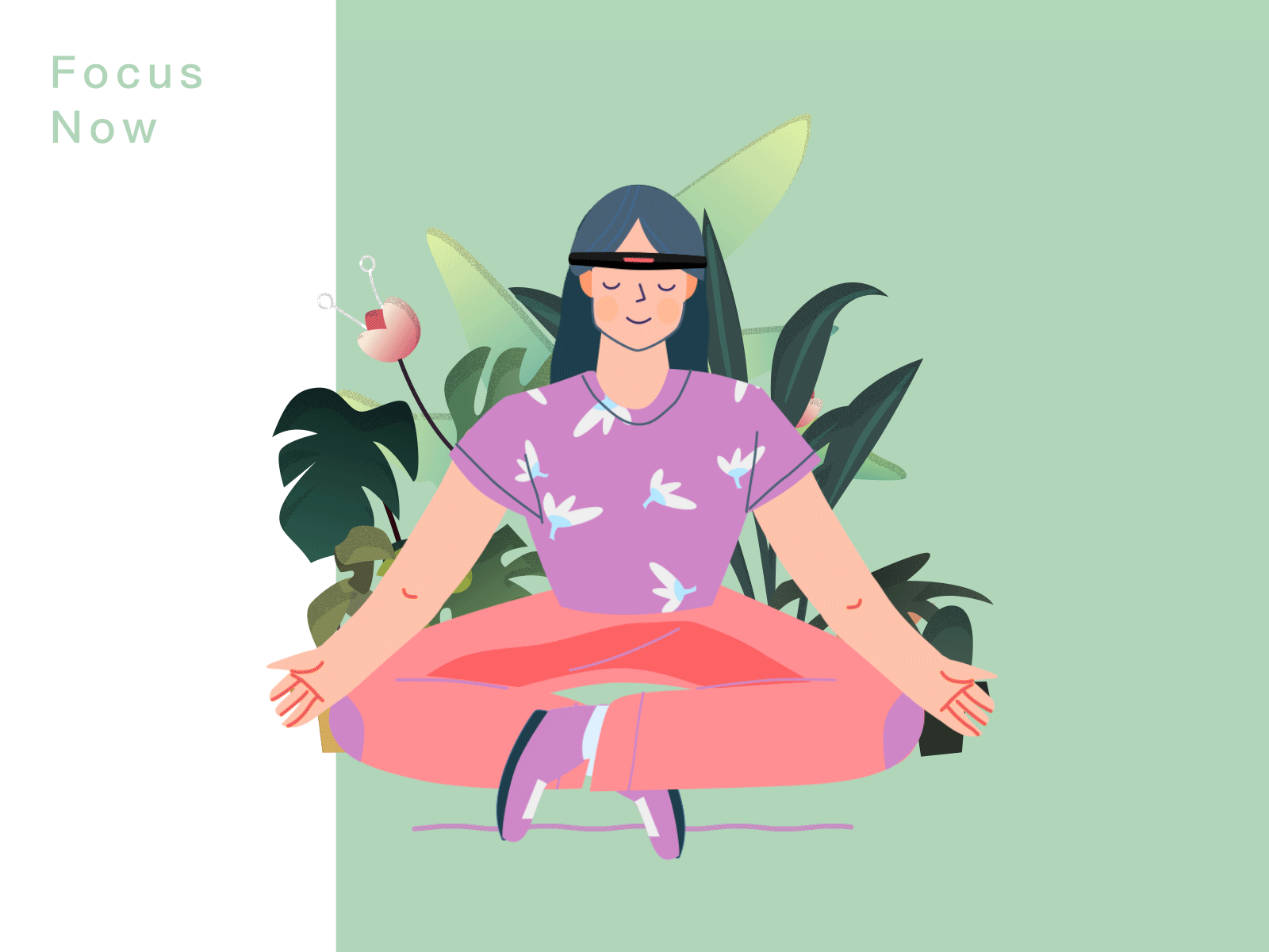 Focus animation gif illustration motion
