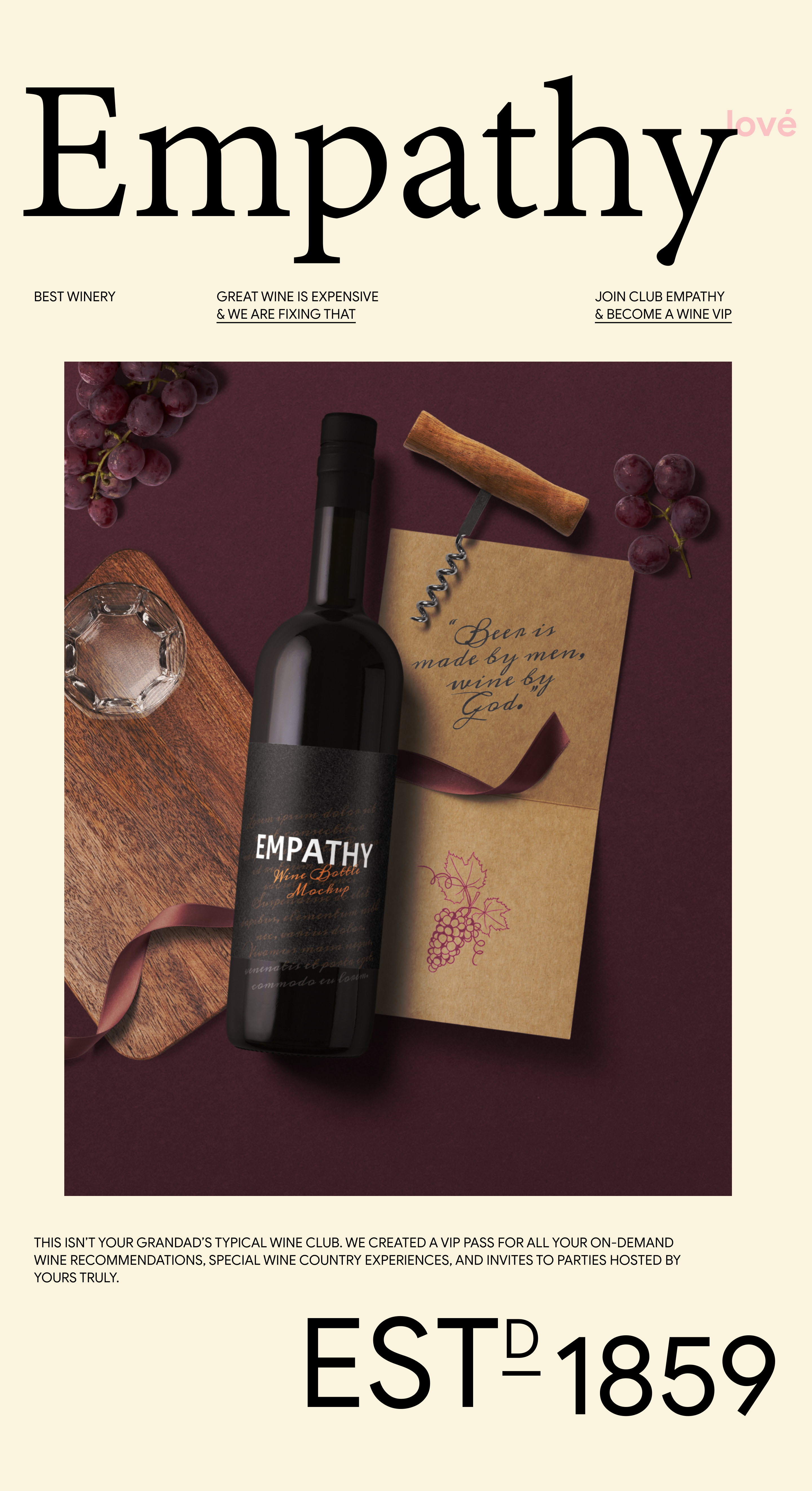 Example of Empathy Wines