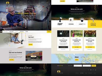 12V outdoor lighting concept design ui ux webdesign website