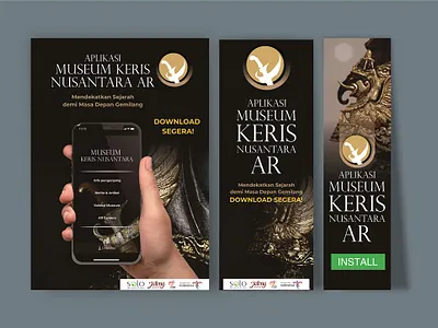 supporting media for archipelago museum mobile application banner mobile app mobile ui poster ui ux