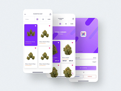 Weedmayhem Buyers App app app design ecommerce ecommerce app ecommerce design ui ui design uiux user experience userinterface ux