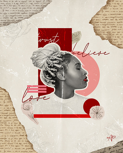 Abstract Collage abstract graphic design visual design