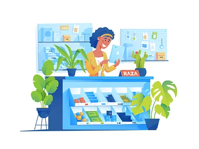 Market seller agent alexandrov alexandrovi huliganio huliganio studio huliganio team manager managment market marketing marketing agency plant raza sell seller selling tablet