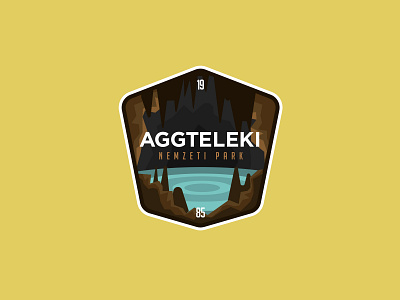 AGGTELEK NATIONAL PARK badge badges branding hungary identity illustration logo logodesign national park vector