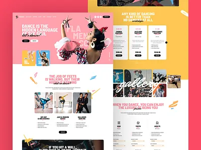 Let's dance! 💃🕺 agency app dance dancer design landingpage minimalist onepage poland school theme ui ux visiontrust web webdesign webdesigner website wordpress