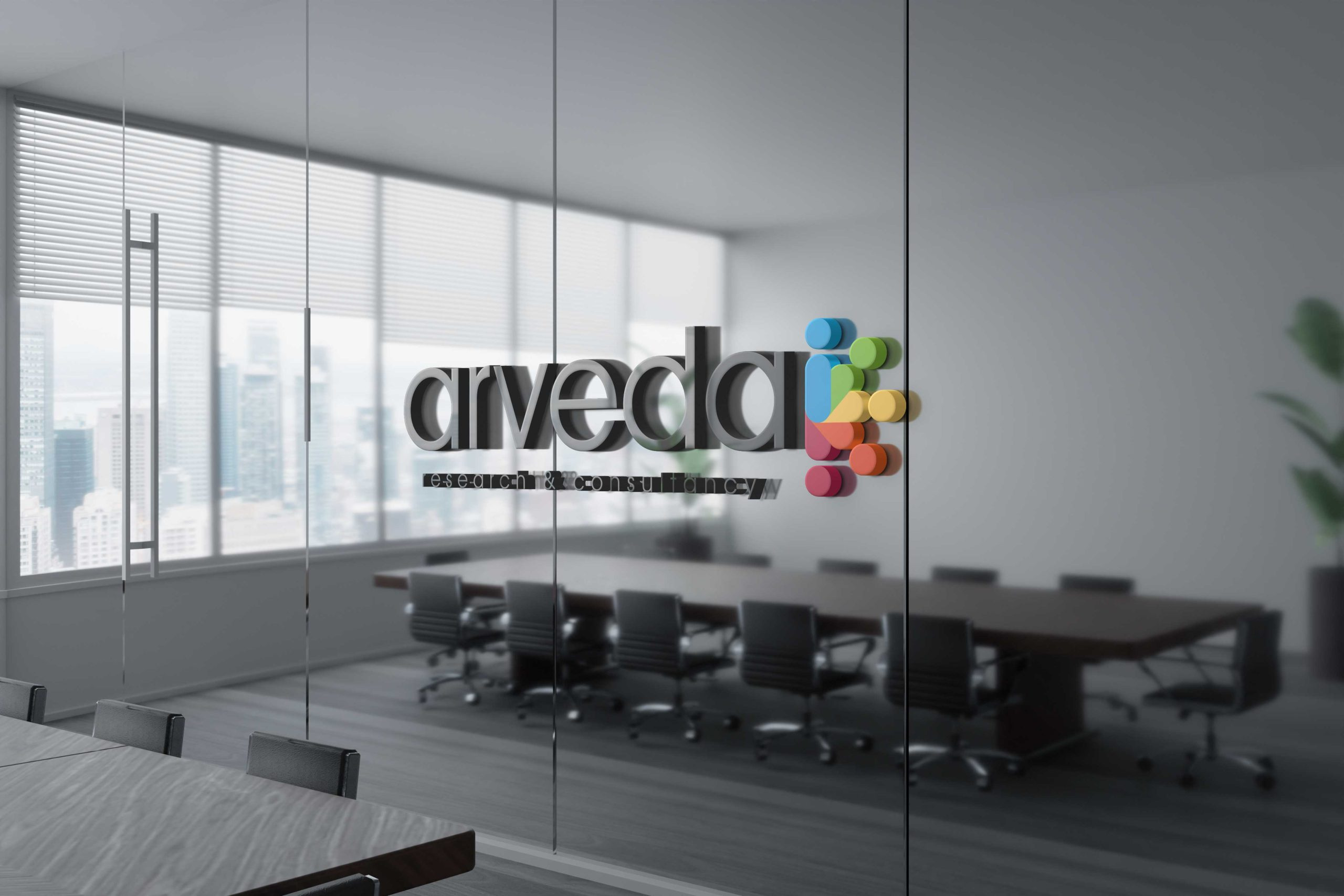 Arveda Research & Consultancy corporate identity design logo design