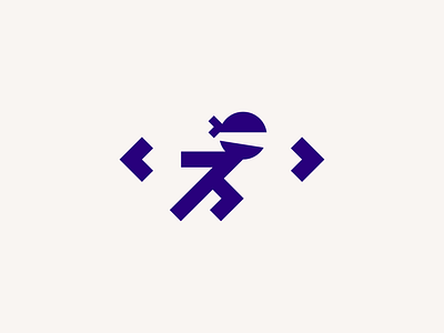 HireNinja Logo brackets code coding brand branding identity design freelance icon illustration bold it logo mark logomark logotype symbol programming mask character motion ninja run running tech technology trens