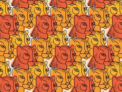 Seamless pattern best cat character clean design flat illustration logo seamless pattern textile vector