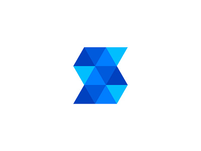 S-logo branding design geometry icon illustration letter logo 品牌 商标 设计
