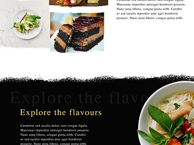 Restaurant Landing page animation branding design ui ux web website