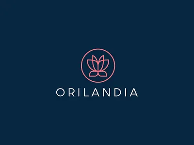 Orilandia cosmetics website approved logo beauty brand identity branding butterfly cosmetics cosmetics logo creative design fashion feminine flower identity logo logo design lotus luxury mark symbol vector website