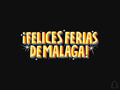 FERIAS DE MALAGA apple pencil applepencil dribbble fair ferias geofilter illustration ipad pro ipadpro logo malaga procreate snapchat spain vector