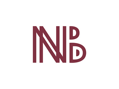 NB b design logo n vector wine