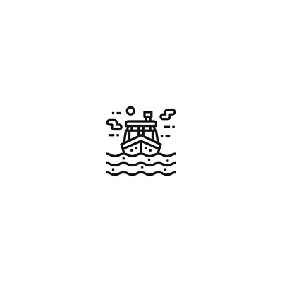 Boat icon (Free download) app background boat design icon illustration logo marine pixelperfect sea travel ui user interface vacation vector vehicle