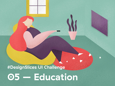 #DesignSlices UI Challenge 05 - Education challengedesign couch design designer designslices designslicesuichallenge education education app educational gamification learn potato potatoes ui uichallenge uidesign ux ux ui uxdesign