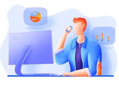 Third illustration psd ui