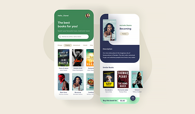 Book Store App app book books design home layout light mobile movie shop store