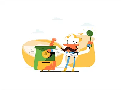 application application art character design flat graphic illustrator motiongraphic purple vector