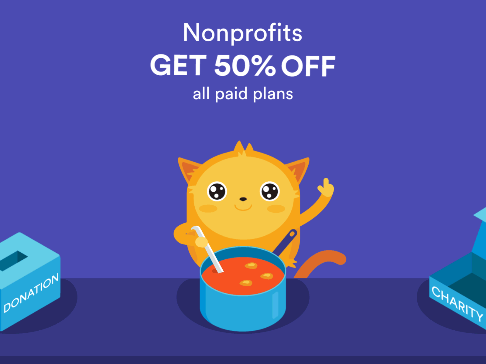 Nonprofit Campaign charity discount donation food gif animation heart help infinite loop jotform love money help non profit non profit organization nonprofit organization podo sale volunteer