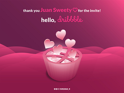 Hello Dribbble! debut debut shot debuts debutshot dribbble invite hello illustrator