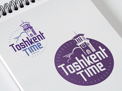 Toshkent Time brand brand design branding branding design illustration logo logo design logodesign logotype time logo