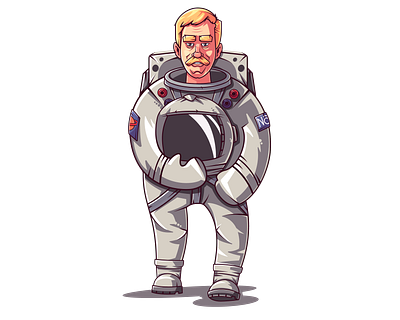 astronaut character astro astronaut character characterdesign cosmonaut illustration nasa space team