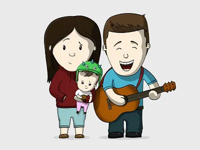 The Coopers cartoon cartoon art character design design illustration illustrator people vector