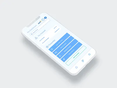 ICT MyPortal Mobile Design Dashboard animation branding design identity minimal mobile ui ux web website