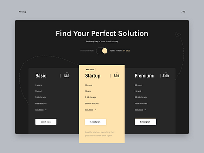 Pricing 030 daily ui dark ui pricing web