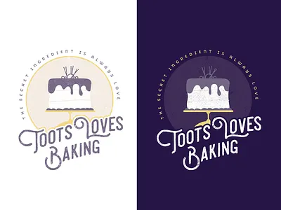 Toots Loves Baking Logo branding illustration logodesign visual design