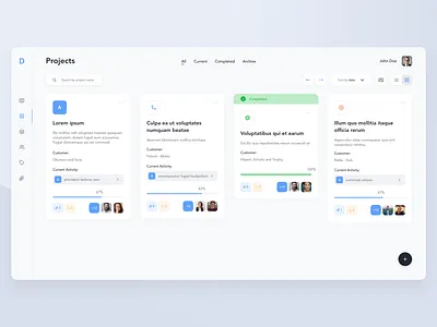 Projects Dashboard app assignment dashboard dashboard design design minimal project management projects ui ux