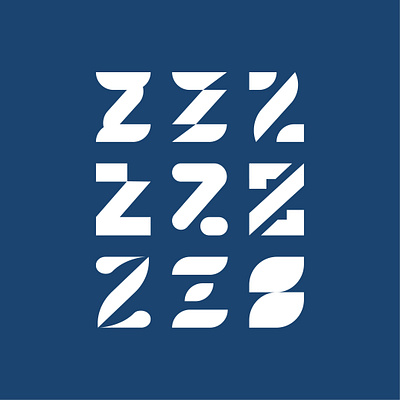 ZZZ Logo Concept Design branding clean design flat graphic icon identity letter logodesign logomaker logos type typography vector