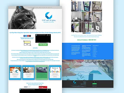 Cat out of glass business business flyer cats design development entrepreneurship marketing marketing site product programming shop ui ux website website design wordpress wordpress development