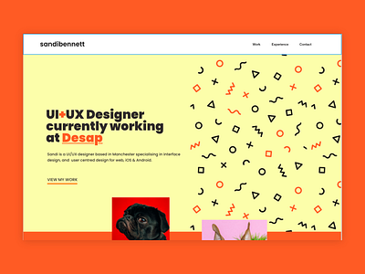 Portfolio - Headshot portfolio portfolio site ui ui ux ui design uiux wordpress