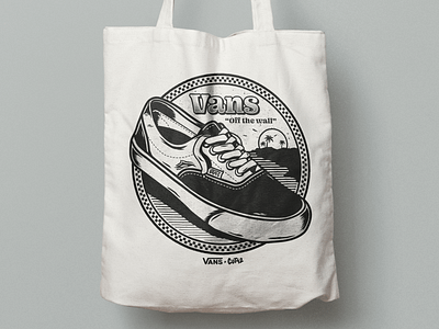 Vans - Ecobag apparel ecobag era illustration off the wall palmtree shoes skateboard vans vector