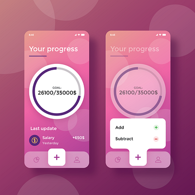 Goal app application art brand branding concept design flat illustraion illustration logo minimal mobile mobile app mobile design mobile ui simple ui vector website