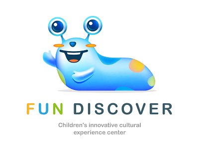 Fun Discover blue brand design green illustration logo maibin orange slugs