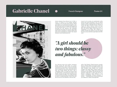 French Designers Series artwork brand debut fashion design french designer hello dribble layout poster