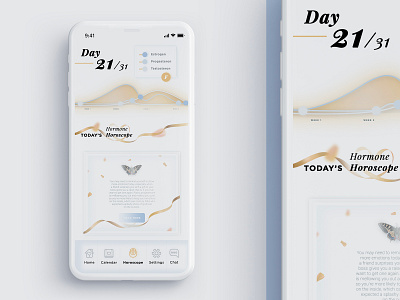 Women's Health App app appdesign beautiful beauty bright clean design health healthapp interface ui ux web woman women