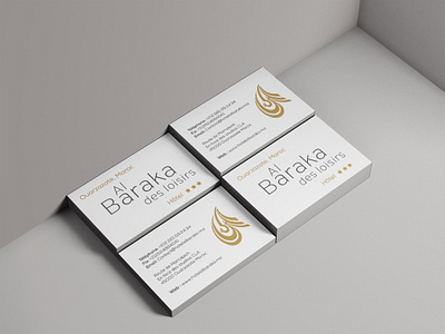 Business Cards Mockup al baraka business cards carte de visite design illustration logo typography vector