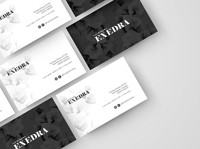 EXEDRA brand design brand identity branding design illustration logo typography