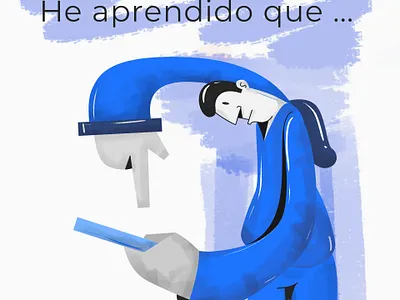 Responsive guy character illustration mobile responsive