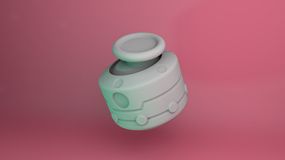 "Joystick" WIP 3d 3d art 3d model brand branding c4d cinema 4d cinema4d controller design joystick model pink render