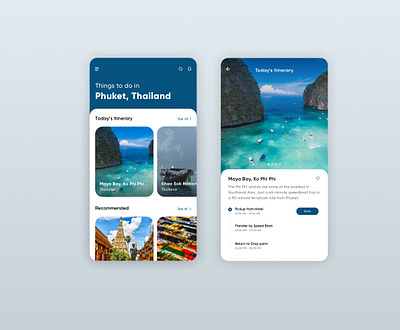 Travel Partner design mobile app design mobile ui shots travel ui visual design